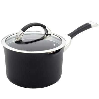 CIRCULON CIR CACEROLA ANTIADHERENTE CON TAPA 3.5QT NEGRO CIRCULON CIR CACEROLA ANTIADHERENTE CON TAPA 3.5QT NEGRO