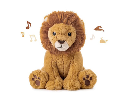 PELUCHE LOUIS EL LEÓN, MÁQUINA DE SONIDO RELAJANTE, 4 SONIDOS PELUCHE LOUIS EL LEÓN, MÁQUINA DE SONIDO RELAJANTE, 4 SONIDOS