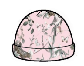 SOMBRERO PARA BEBES- PINK JAGUAR TALLA 3/6