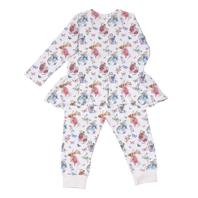 PIJAMA MANGA LARGA PARA NIÑA DAPHNE 8-9