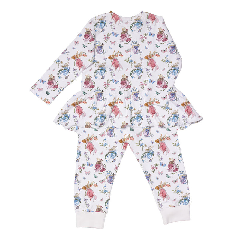 PIJAMA MANGA LARGA PARA NIÑA DAPHNE 8-9