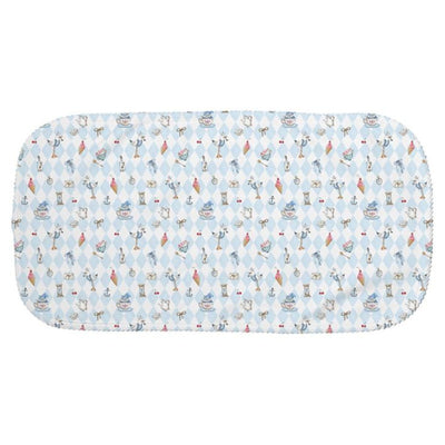 BABERO RECTANGULAR DAIMONDBLUE 48X25CM