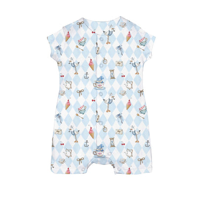 ROMPER MANGA CORTA PARA BEBE DAIMONDBLUE  9-12