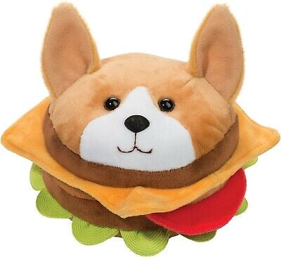 PELUCHE  MACAROON HAMBURGUESA DE CORGI 7" PELUCHE  MACAROON HAMBURGUESA DE CORGI 7"