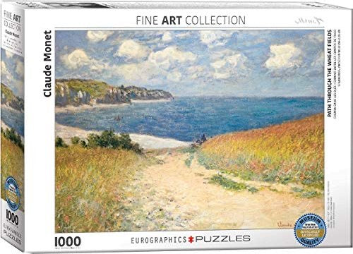 ROMPECABEZAS CLAUDE MONET: CAMINO ENTRE LOS CAMPOS DE TRIGO 1000 PZ