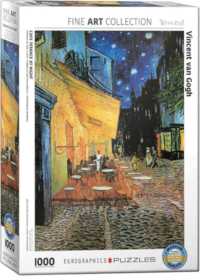 ROMPECABEZA VINCENT VAN GOGH: TERRAZA DE CAFÉ POR LA NOCHE 1000 PZ