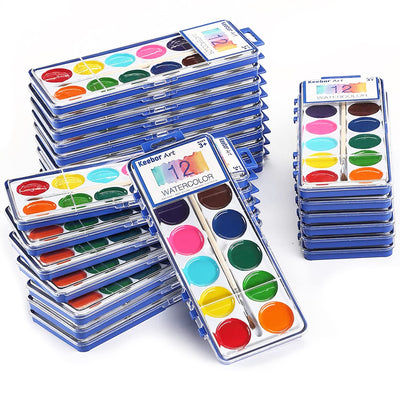 SET DE 12 PINTURAS ACUARELAS