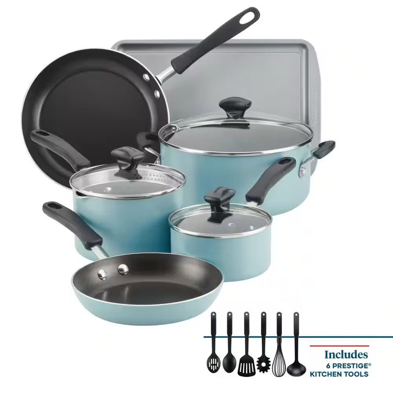 FBW COOKSTAR SET DE OLLAS Y SARTENES  AGUAMARINA 15 PC FBW COOKSTAR SET DE OLLAS Y SARTENES  AGUAMARINA 15 PC