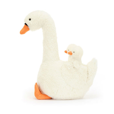 PELUCHE DE CISNE EMPLUMADO