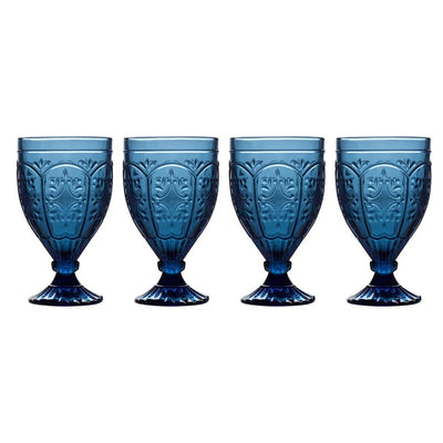 FITZ ANF FLOYD BEADED SET DE 4 VASOS 10 OZ FITZ ANF FLOYD BEADED SET DE 4 VASOS 10 OZ