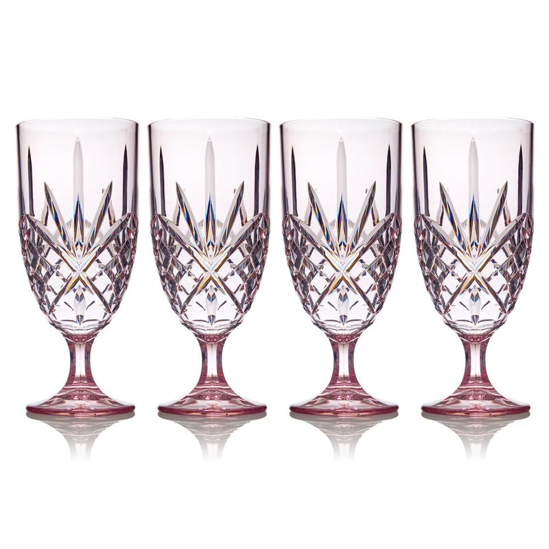 DUBLIN SET DE VASOS DE ACRILICO DE 4 PCS