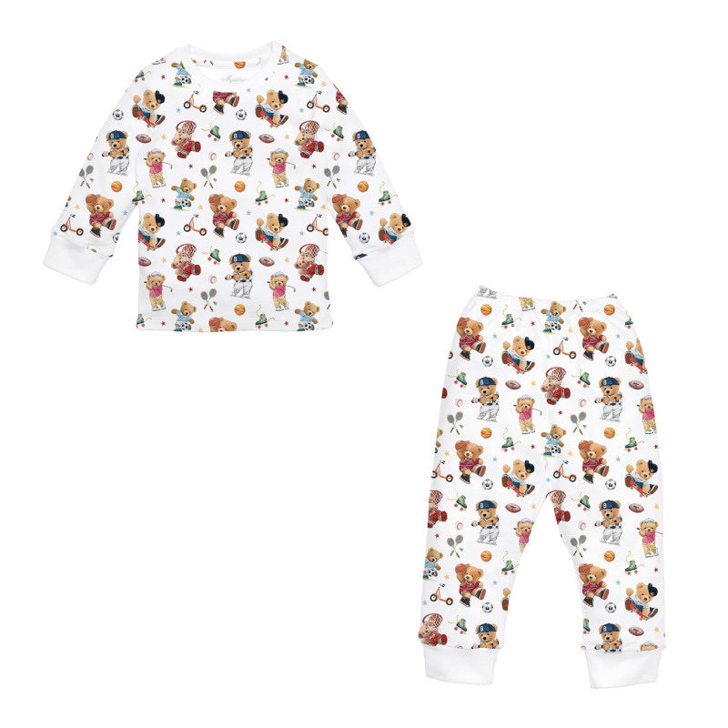 PIJAMA PARA BEBE MANGA LARGA GOLDENBEARS 18-24