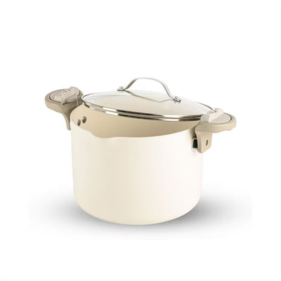 GOTHAM STEEL OLLA PARA PASTA 5QT CREMA GOTHAM STEEL OLLA PARA PASTA 5QT CREMA