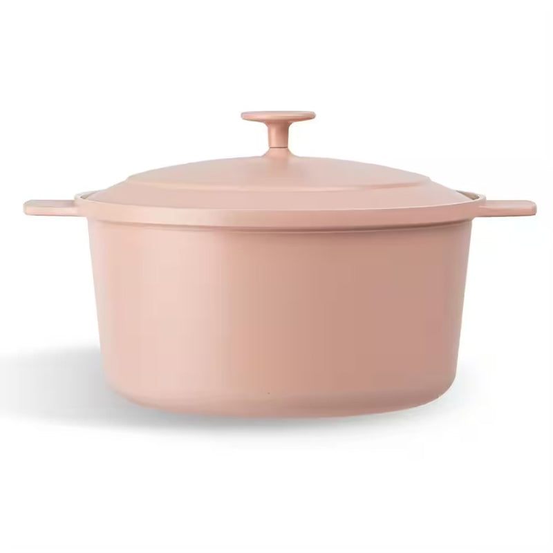 GOTHAM STEEL DUTCH OVEN 5QT - PASTEL PINK GOTHAM STEEL DUTCH OVEN 5QT - PASTEL PINK