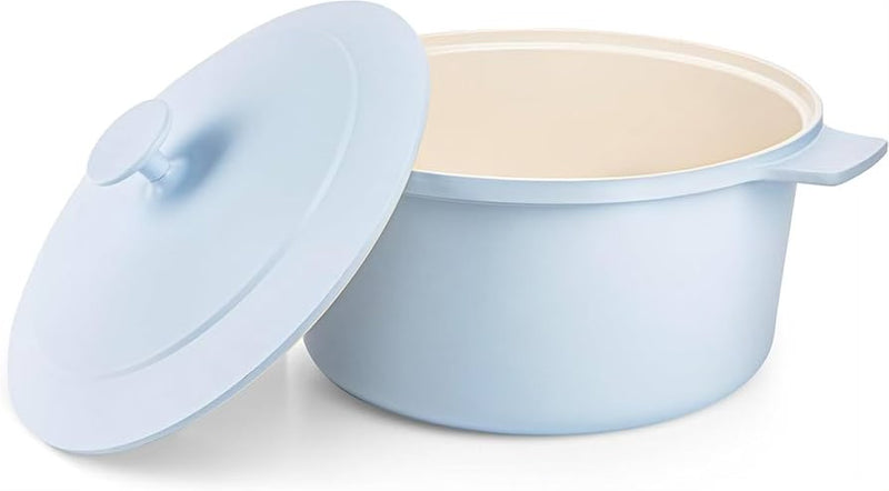 GOTHAM STEEL OLLA CON TAPA PARA HORNO 5QT AZUL PASTEL GOTHAM STEEL OLLA CON TAPA PARA HORNO 5QT AZUL PASTEL