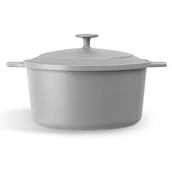 GOTHAM STEEL OLLA CON TAPA PARA HORNO 5QT GRIS PASTEL GOTHAM STEEL OLLA CON TAPA PARA HORNO 5QT GRIS PASTEL