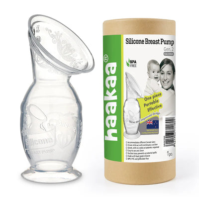 EXTRACTOR DE LECHE DE SILICONA GENERAON 2 CON BASE SUCON 5 OZ
