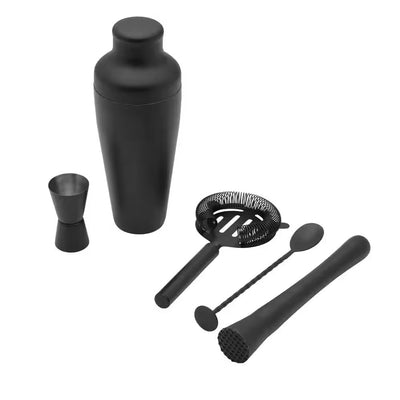 SET DE HERRAMIENTAS PARA BAR 5 PC NEGRO MATE SET DE HERRAMIENTAS PARA BAR 5 PC NEGRO MATE