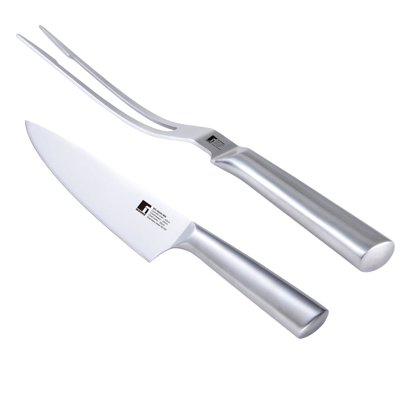 SET DE 2 CUCHILLOS DE BBQ ACERO INOXIDABLE BERGNER