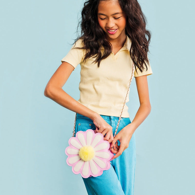 CROSSBODY FORMA DE FLOR DE MARGARITA-DAISY LOVE