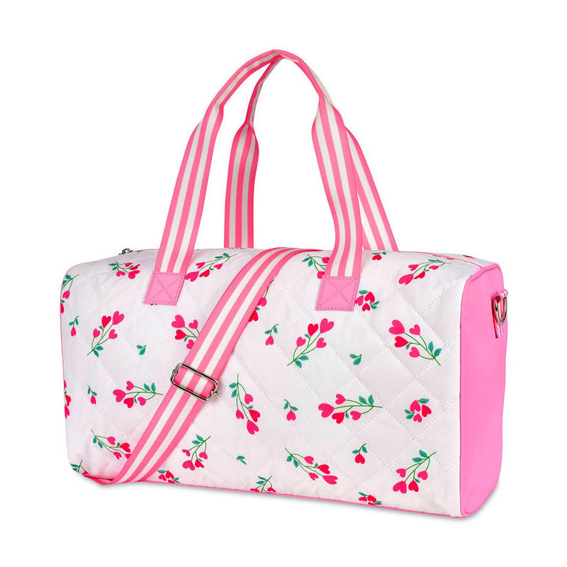 BOLSO DE MANO SWEET-BLANCA CON ROSA