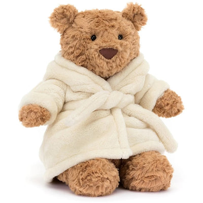 JELLY CAT PELUCHE-OSO BARTHOLOME-BATHROBE