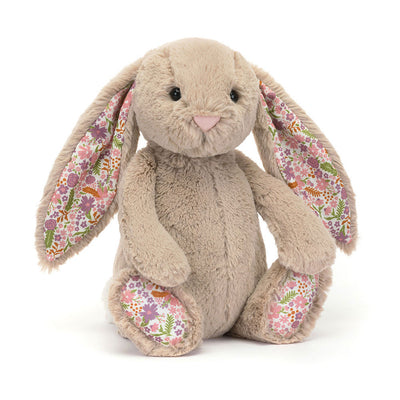 JELLY CAT PELUCHE- CONEJO DE PETALOS MEDIANO-BEIGE