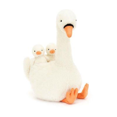 PELUCHE DE CISNE EMPLUMADO