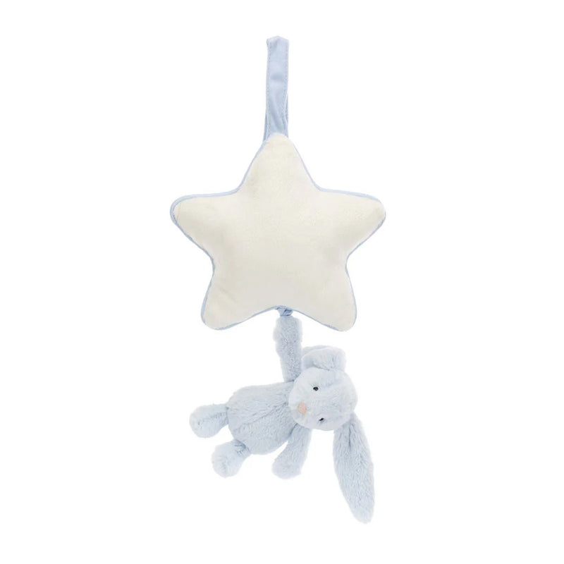 JELLY CAT CONEJITO AZUL TIMIDO MUSICAL PARA JALAR