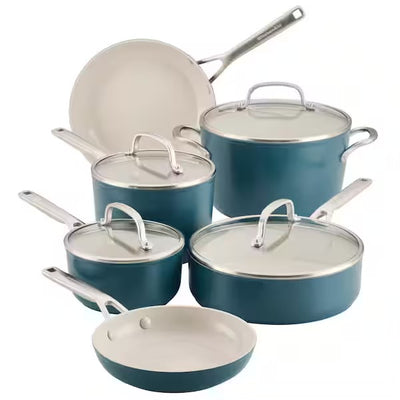 SET DE OLLAS Y SARTENES ANTIADHERENTES 10 PCS-AGAVE