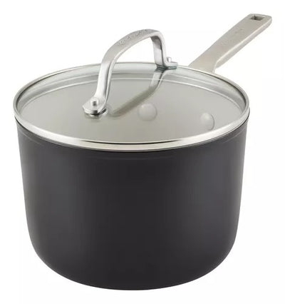 KITCHENAID OLLA ANTIADHERENTE 3QT NEGRO MATE KITCHENAID OLLA ANTIADHERENTE 3QT NEGRO MATE