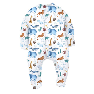 PIJAMA MANGA LARGA PARA BEBE LAGUNA NB-OS