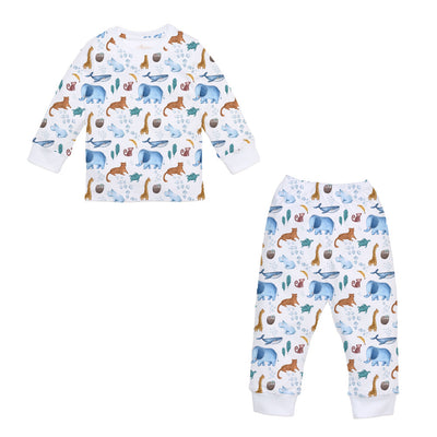 PIJAMA MANGA LARGA PARA BEBE LAGUNA 9-12