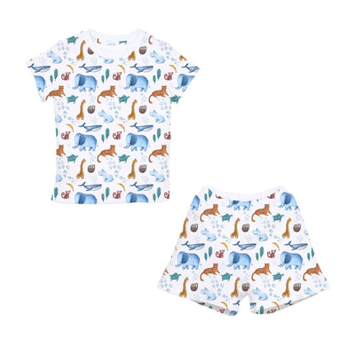 PIJAMA MANGA CORTA PARA BEBE LAGUNA 9-12