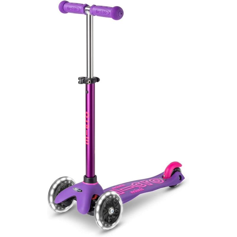 SCOOTER MINI DELUXE LED - MORADO/ROSA