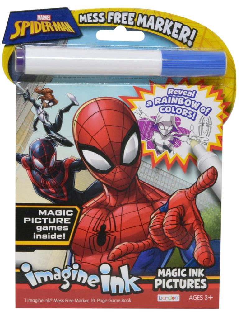BENDON LIBRO DE TINTA MAGICA-SPIDERMAN