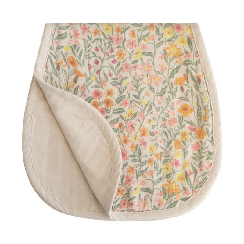 PACK DE 2 MUSELINAS DE ALGODÓN ORGANICO PASTEL BLOOMS FOG
