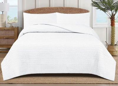 JUEGO DE CUBRECAMA TWIN 66x86X1x20x28/ BLANCO