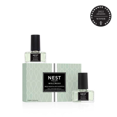 NEST DIFUSOR DE PARED Y  2 FRAGANCIA EUCALYPTUS & WILD MINT REFILL NEST DIFUSOR DE PARED Y  2 FRAGANCIA EUCALYPTUS & WILD MINT REFILL