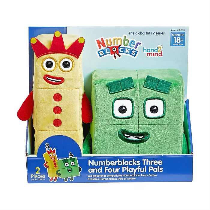 PELUCHE-NUMBERBLOCKS 3 Y 4