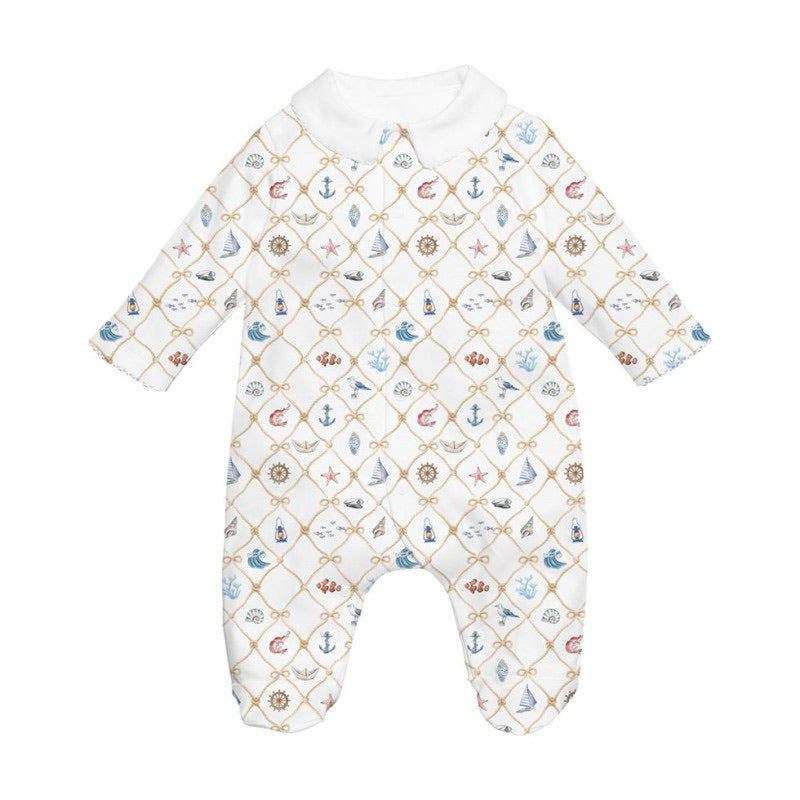 ROMPERS PARA BEBE MANGA LARGA OCEAN