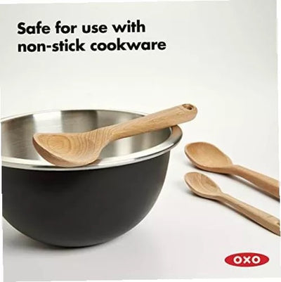 OXO JUEGO DE CUCHARAS DE MADERA GG DE 3 PIEZAS OXO JUEGO DE CUCHARAS DE MADERA GG DE 3 PIEZAS