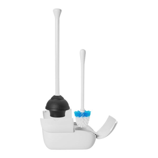OXO GG COMBO DE ESCOBILLA Y DESTAPADOR PARA INODORO CON SOPORTE OXO GG  COMBO DE ESCOBILLA Y DESTAPADOR PARA INODORO CON SOPORTE