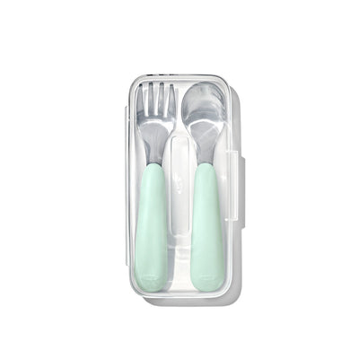 OXO TOT SET DE CUCHARA Y TENEDOR PARA BEBE OPAL