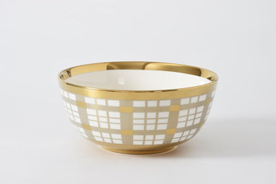 BOWL-CUADROS BLANCO CON DORADO 4-25" × 4-25" × 2-5" BOWL-CUADROS BLANCO CON DORADO 4-25" × 4-25" × 2-5"