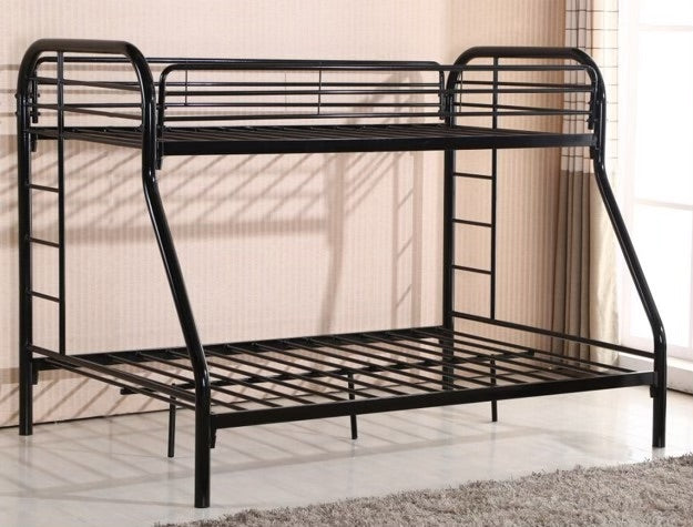 CAMA CAMAROTE (LITERA) TUBULAR TWIN/FULL NEGRO