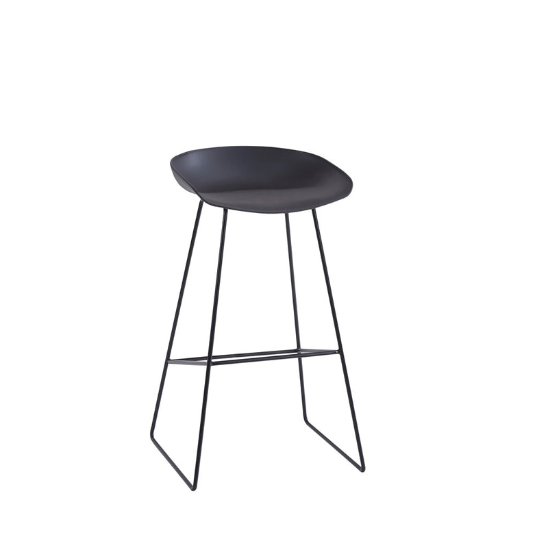 SILLA PLASTICA COLOR NEGRO