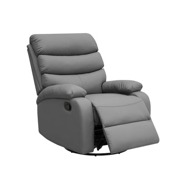 SOFA RECLINABLE GRIS OSCURO