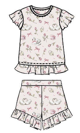 PIJAMA MANGA CORTA PARA BEBE PEARS  9-12
