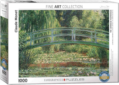 ROMPECABEZAS CLAUDE MONET: THE JAPANESE FOOTBRIDGE 1000 PZ